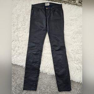 CURRENT/ELLIOTT The Ankle SkinnyBlue Coated Jeans. Size 28.
